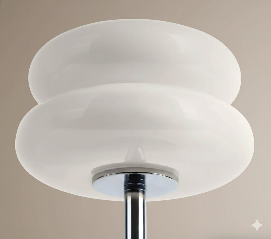 Retro Stacked Donut Ring Table Lamp Glossy Back