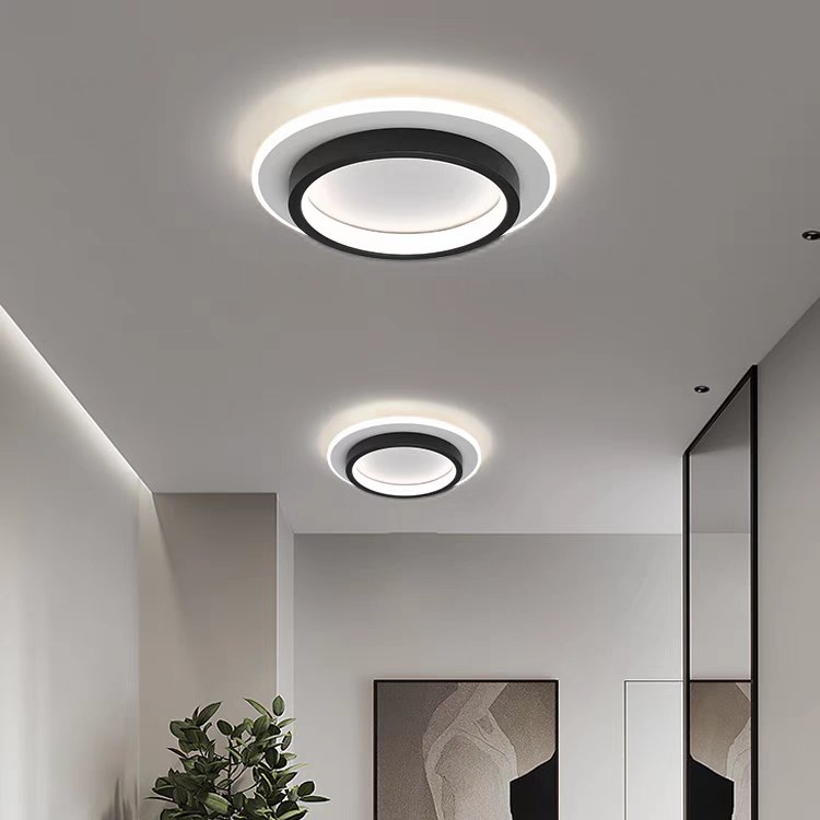 Round Metal Acrylic LED Hallway Ceiling Lights Hero
