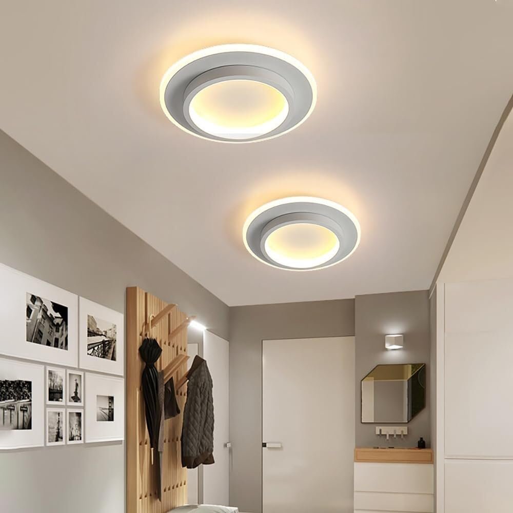 Round Metal Acrylic LED Hallway Ceiling Lights View 21