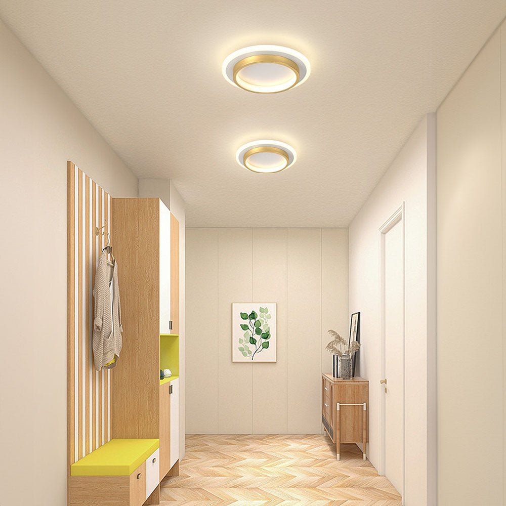 Round Metal Acrylic LED Hallway Ceiling Lights View 29