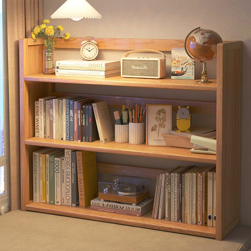 Scandinavian Bamboo Storage Bookshelf Raised Side Panel Hero