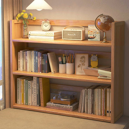Scandinavian Bamboo Storage Bookshelf Raised Side Panel Hero