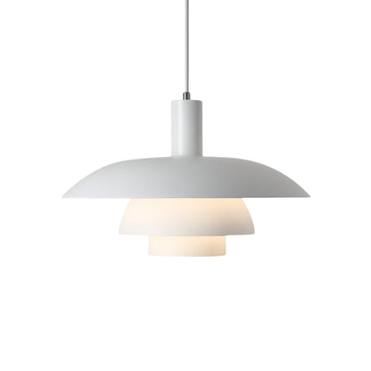 Scandinavian Metal Pendant Light Scandi Cone Tiered Shade View 23
