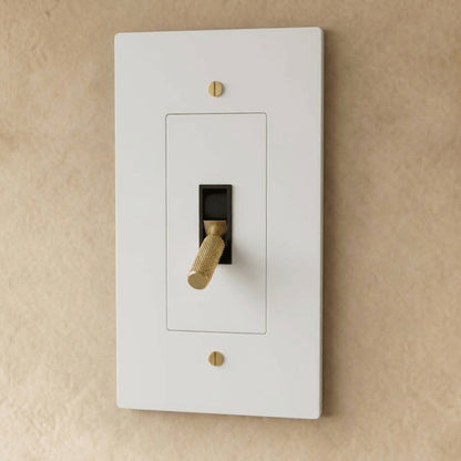 Solid Brass 4-Way Toggle Switch Knurled Cylinder View 31