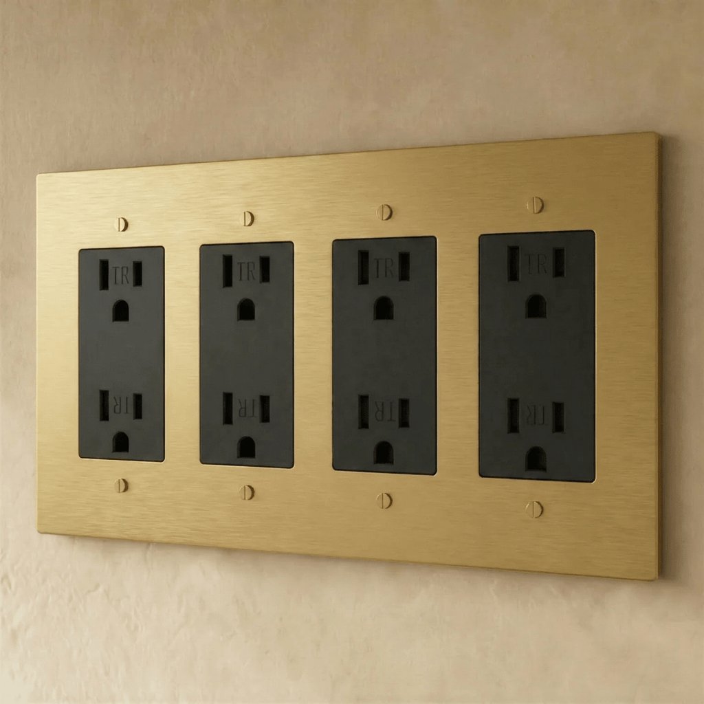 The Brass Outlet (1 to 4 Gang) Side