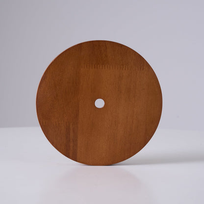 Travertine Pendant Light Inverted Dome Wood View 19