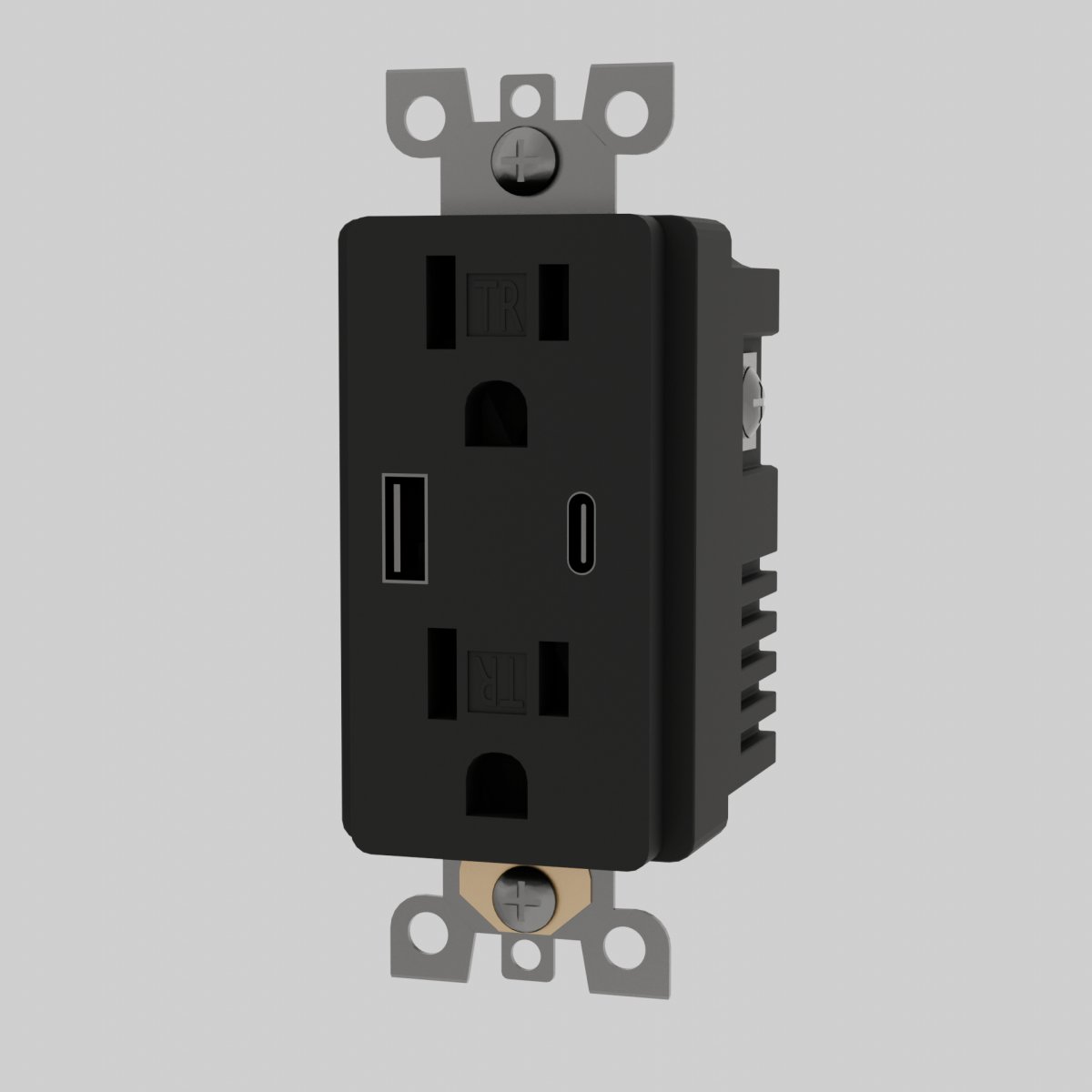 USB-C Outlet Custom Module Integrated USB Ports Hero