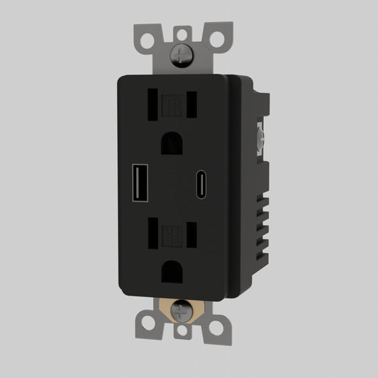 USB-C Outlet Custom Module Integrated USB Ports Hero