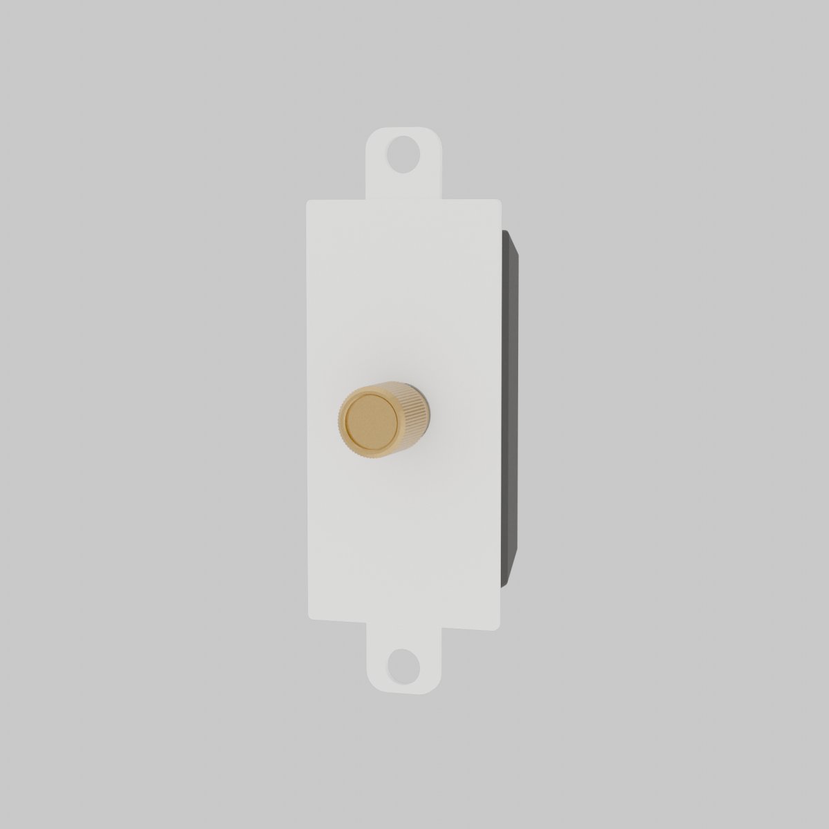 Vintage Brass 3 Way Dimmer Switch Custom Module Angle