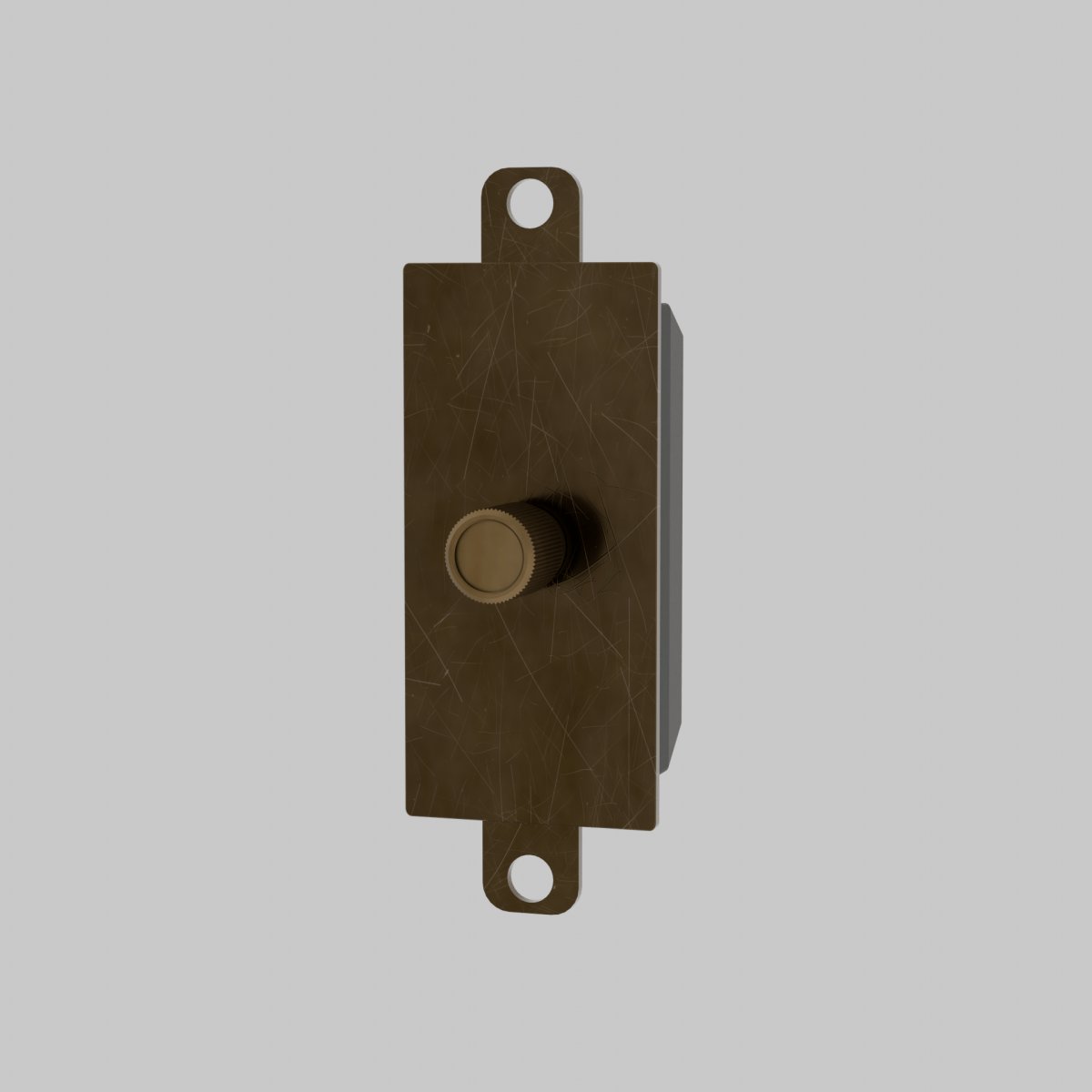 Vintage Brass 3 Way Dimmer Switch Custom Module Detail