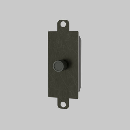 Vintage Brass 3 Way Dimmer Switch Custom Module Side