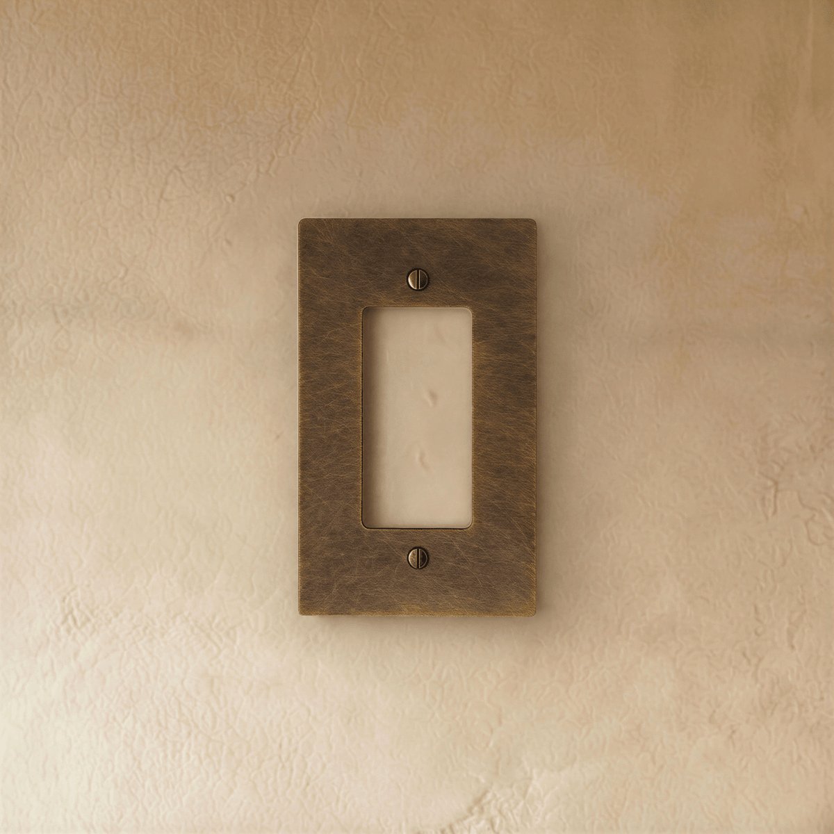Vintage Brass Wall Plate Patina Custom Module Hero