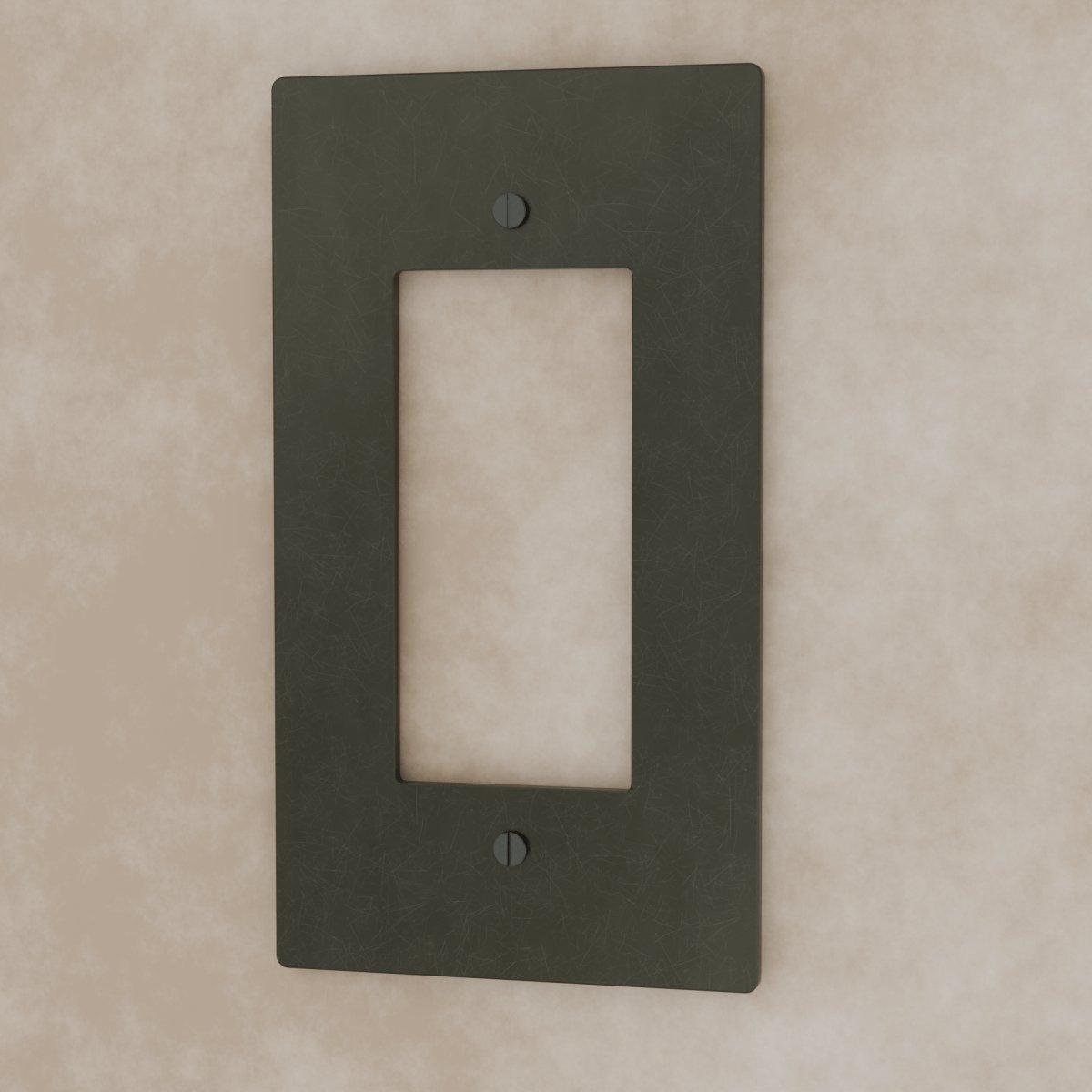 Vintage Bronze Patina Brass Wall Plate Custom Module Hero