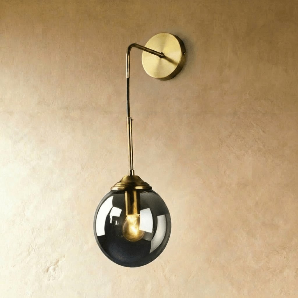 Vintage Glass Wall Sconce Lamp Globe Wand Lifestyle