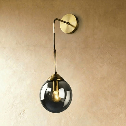 Vintage Glass Wall Sconce Lamp Globe Wand Lifestyle