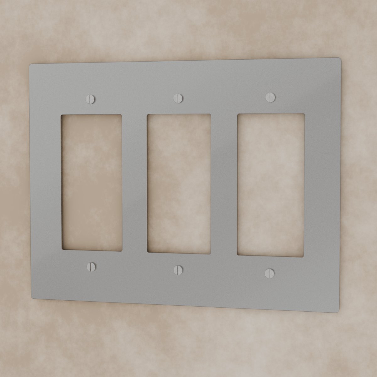 Vintage Patina Stainless Steel Brass Custom Module Plate Lifestyle