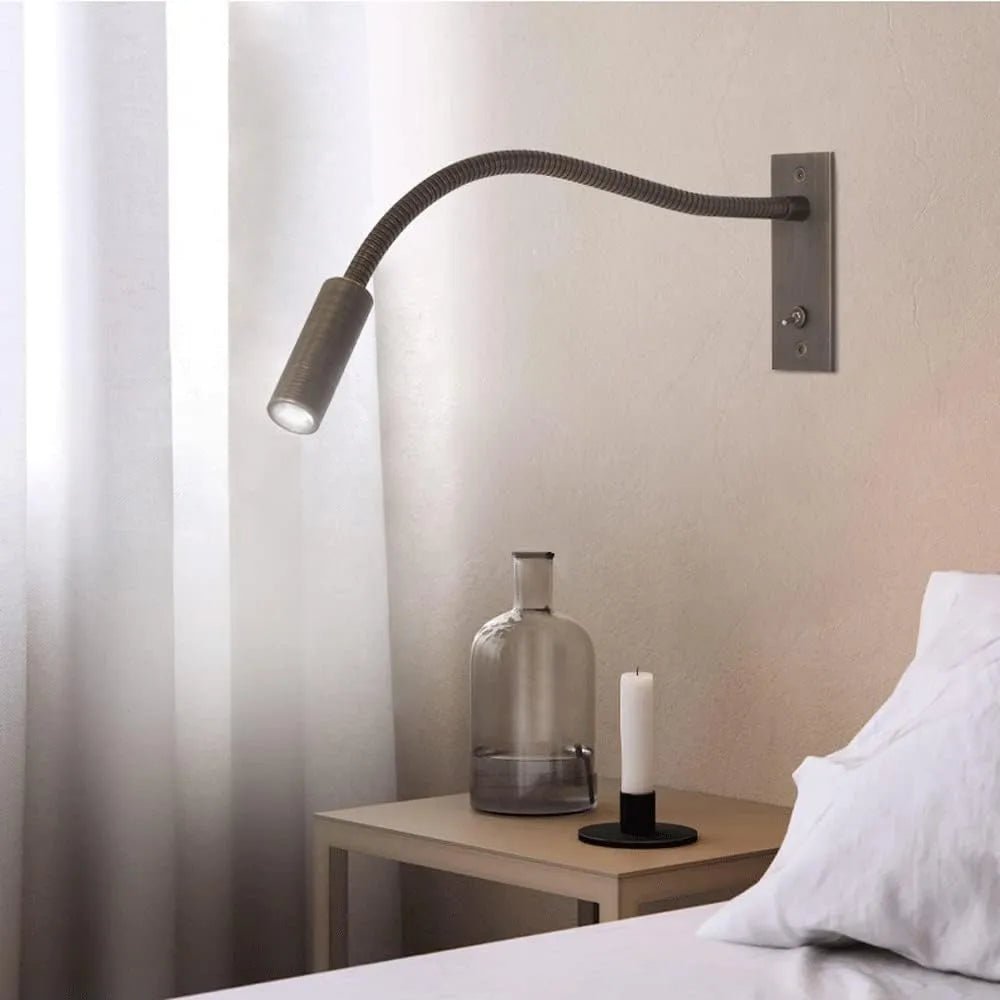 Vynex Minimalist Reading Adjustable Spotlight Wall Lamp Front