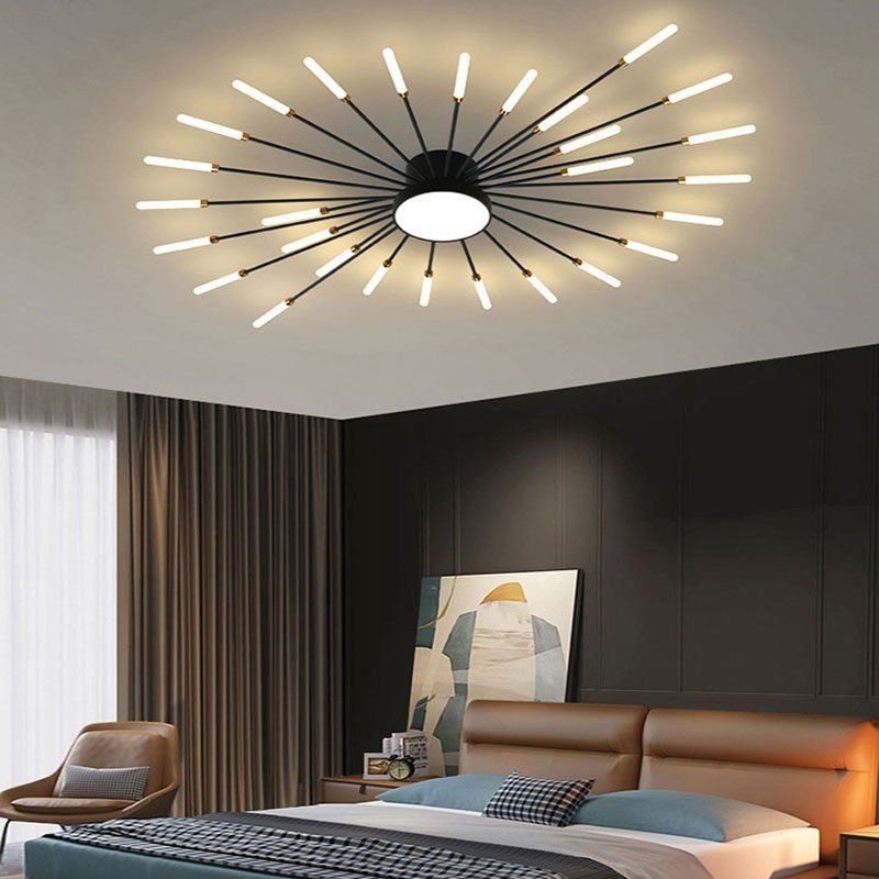 Wesley Modern Home Decoration Fireworks LED Ceiling Light Full